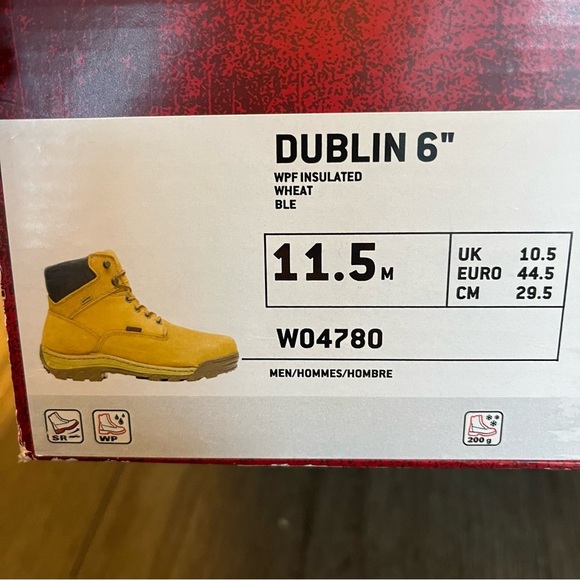 NEW Wolverine Dublin 6inch boots - Picture 2 of 7